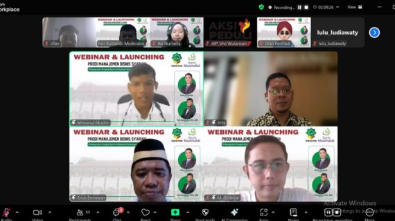 Webinar dan Launching Prodi Manajemen Bisnis Syariah STIQ As-Syifa